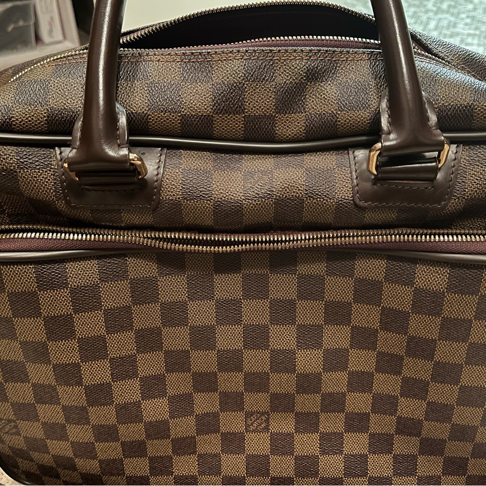 Authentic Louis Viitton Ikar 2way shoulder crossbody bag damier canbas ebene - Picture 5 of 12